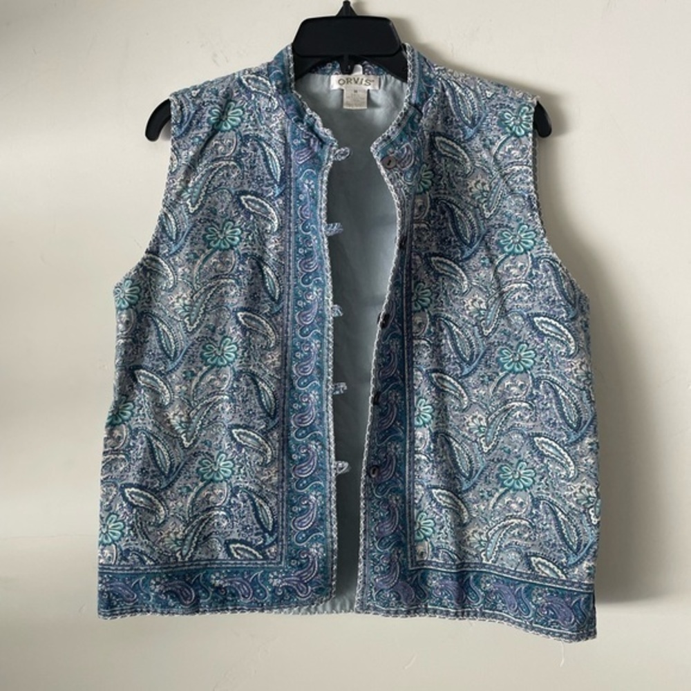 ORVIS Women Button Up Vest Size M